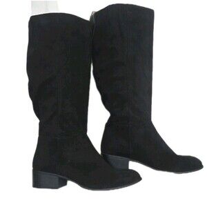 Universal Thread Hilda Black/Hilda Boots Faux suede Fashion Boots 9.5